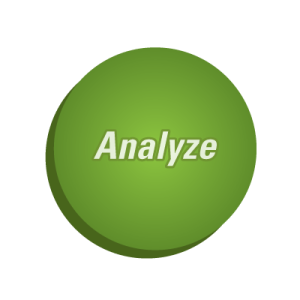 analyze logo circle