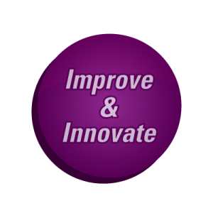 improve and innovate logo circle